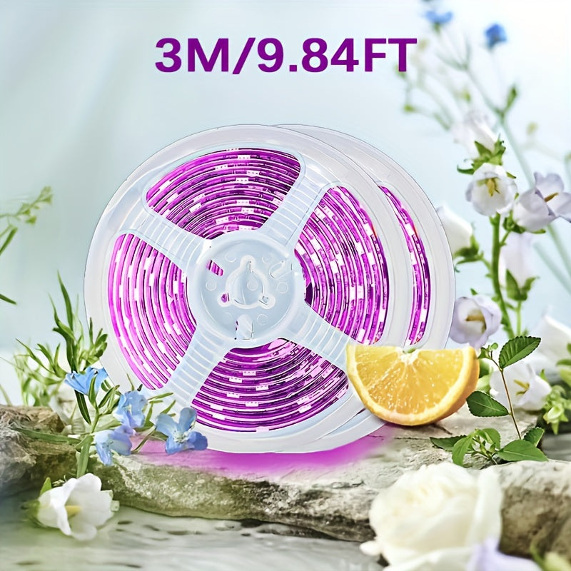 USB Plant Growth Light Strip Full Spectrum Dimmable Indoor Garden Light