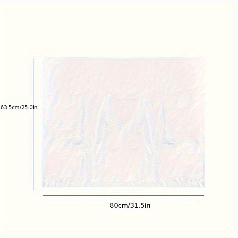 6pcs PE Material Air Conditioner Cleaning Cover Large Capacity Transparent Water Collection Bag