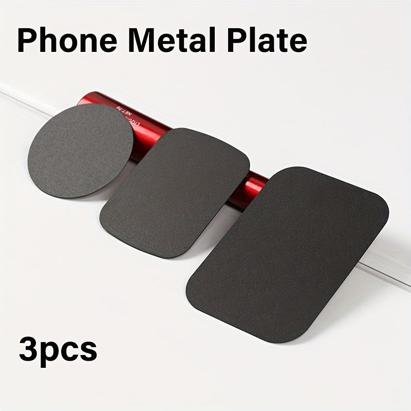 Universal magnitli metall plitasi avtomobil telefon uchun tutqich, chizishga qarshi, qattiq po'lat list