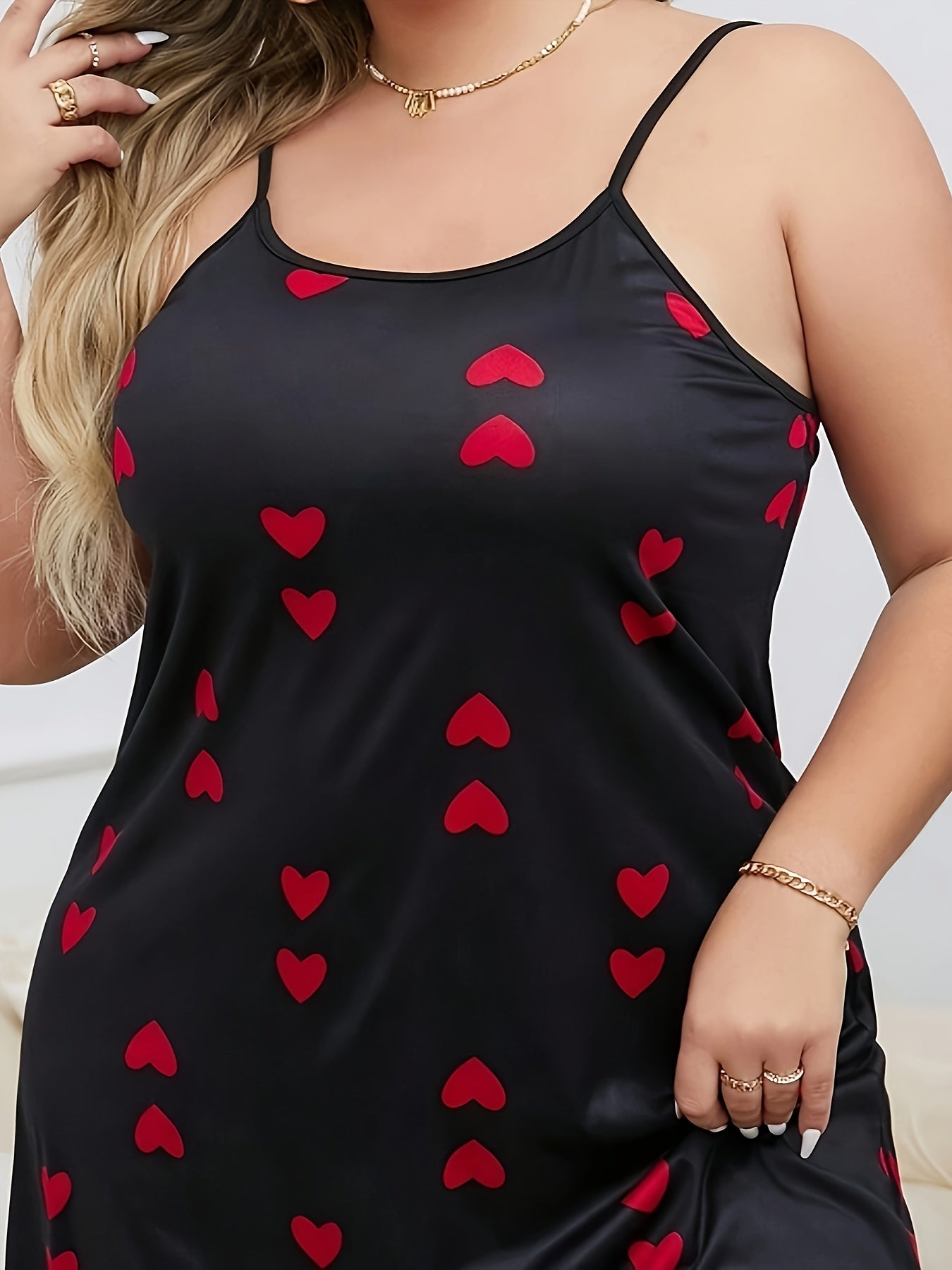 Plus Size Women's Cotton Bathrobe And Nightgown Set Lounge Wear