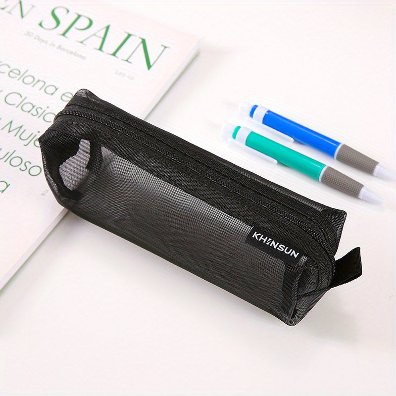 Mesh Pencil Case for Middle School High School Office Supplies