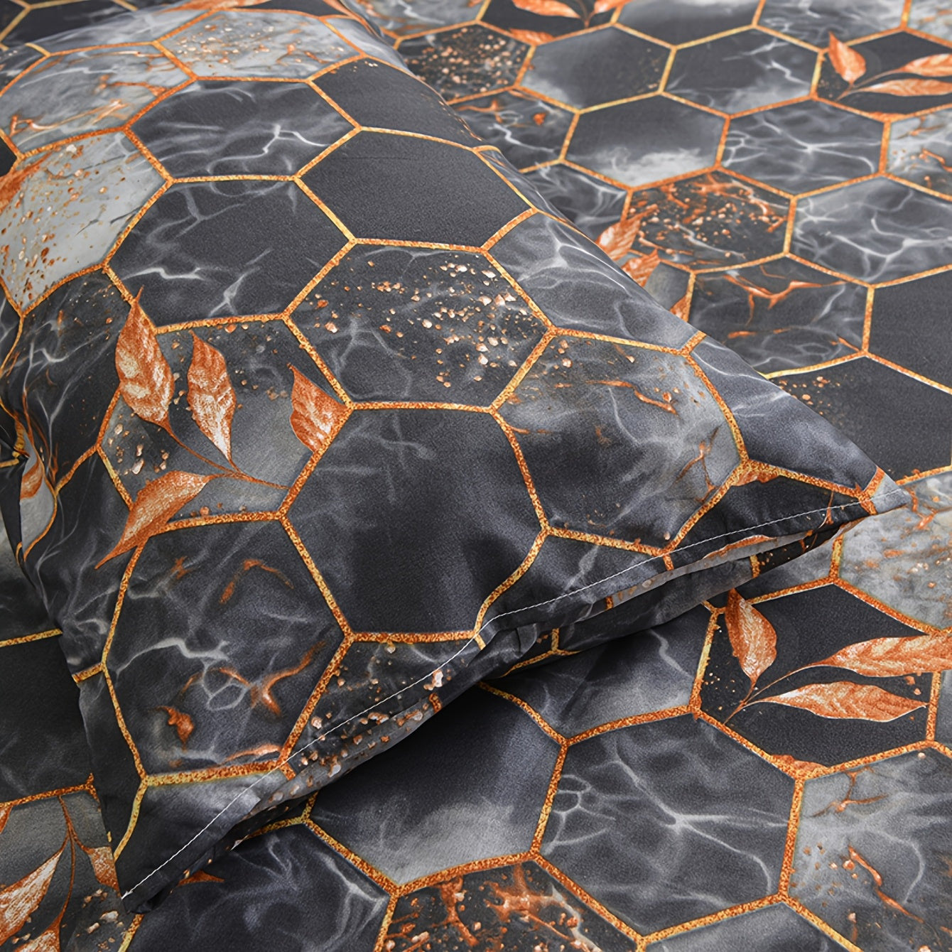 Набор наволочек с геометрическим узором, мягкие, дышащие, из полиэстера, устойчивые к пятнам, домашний декор