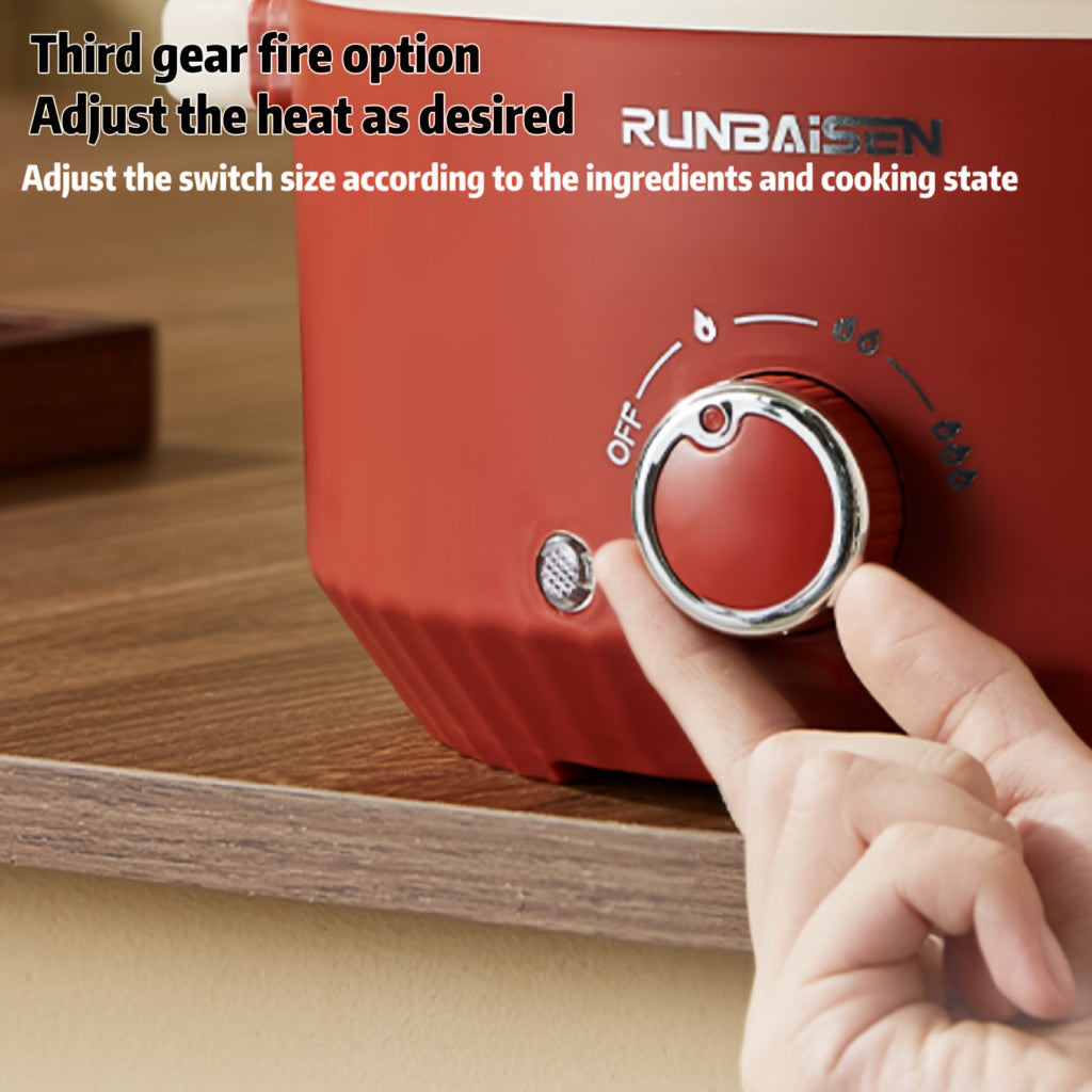 28cm elektr oshpazlik qozoni uy uchun, yopishqoq bo'lmagan, tez qizdirish, oson boshqarish