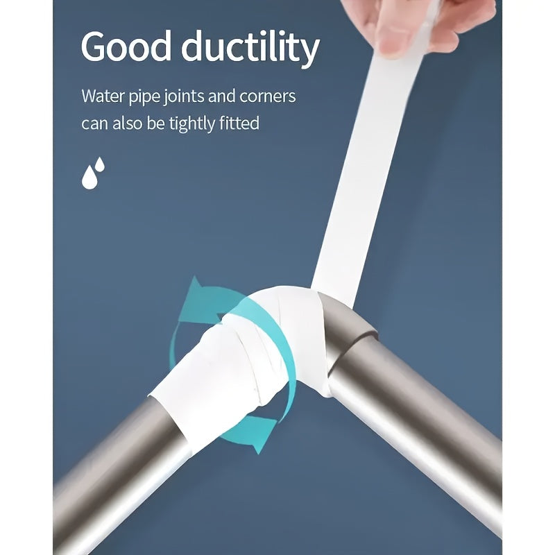 Silicone Leak Repair Tape Waterproof Sealant for Pipes White