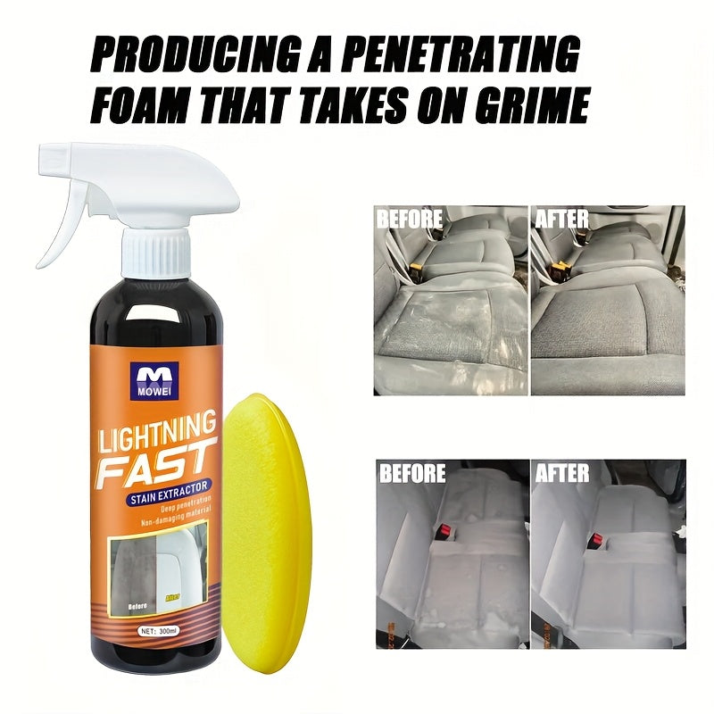 Очиститель салона автомобиля - Глубокое очищение и удаление пятен для кожи, ткани, винила 300 мл