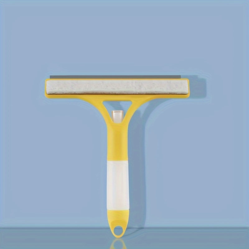 Glass Cleaning Tool Set with Spray Bottle Double-Sided Brush Scraper for Mirrors Windows