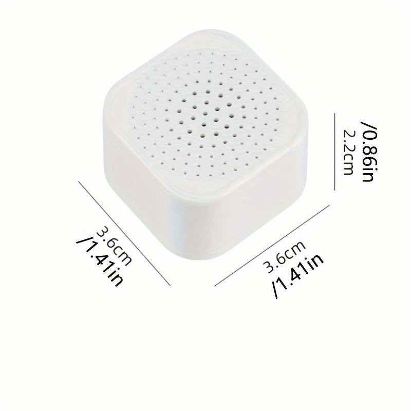 Pack de 3 ambientadores para frigorífico con carbón activado, eliminadores de olores, color blanco y púrpura