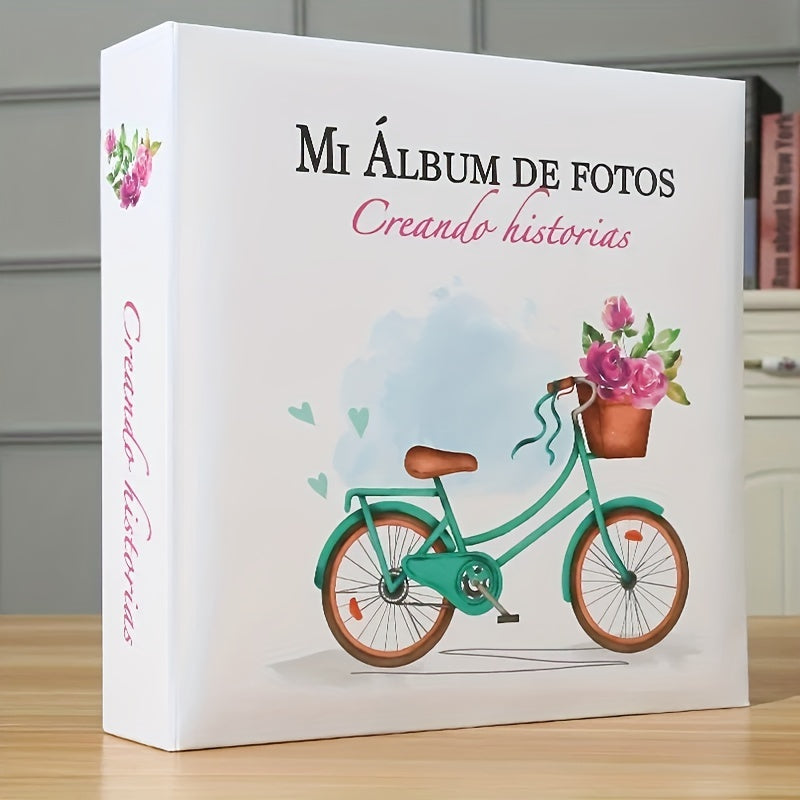 200 sahifali 6 dyuymli fotosuratlar bilan qoplangan qattiq muqova fotoalbomi, o'sish lahzalarini namoyish etish uchun mukammal va katta sig'imli to'plam.