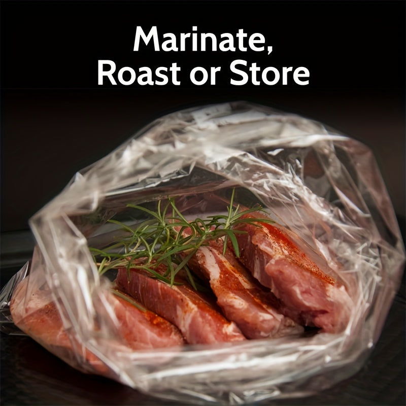 Bir martalik yuqori haroratli pech sumkalarining 20 yoki 100 ta paketlari, ovqatni pishirish uchun