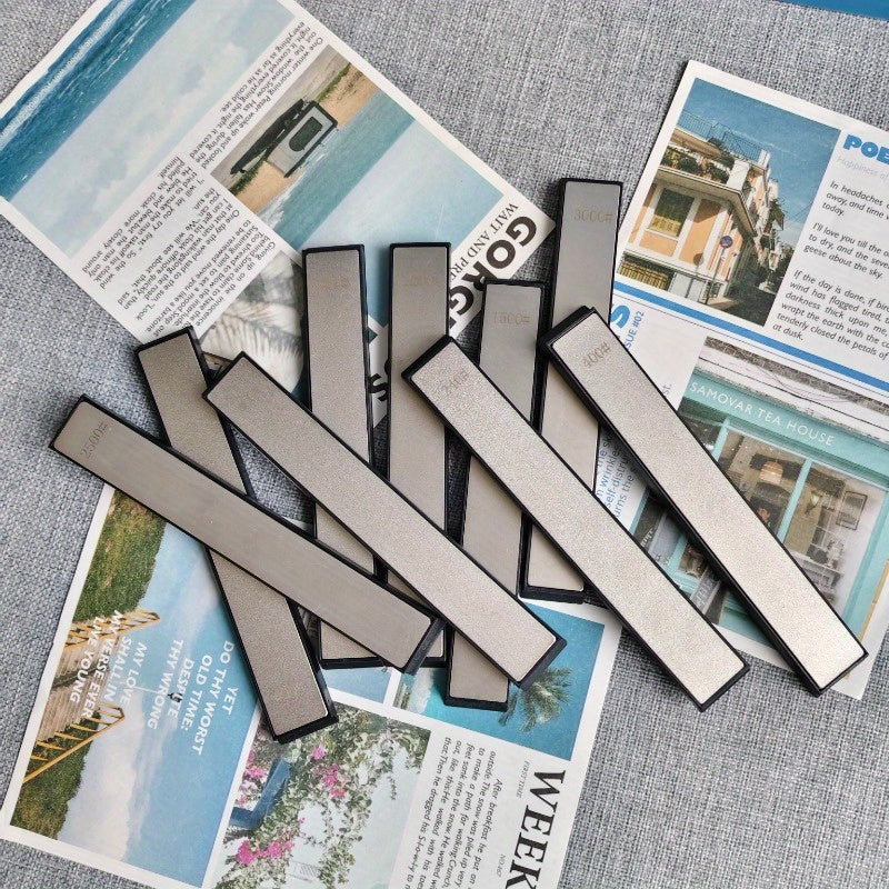 8-Piece Multi-Purpose Outdoor Diamond Sharpening Stone Tool