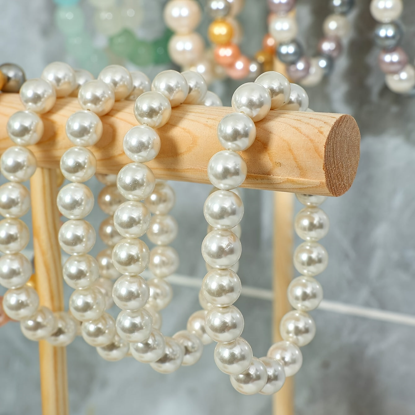 Bracelet Display Rack for Jewelry Necklaces Chains Organizer Wall Mount Storage Stand