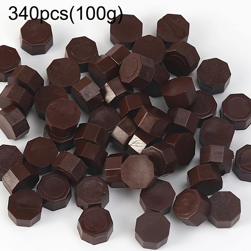 340pcs 100g Octagonal Sealing Wax for Gift Boxes Envelopes DIY Sealing