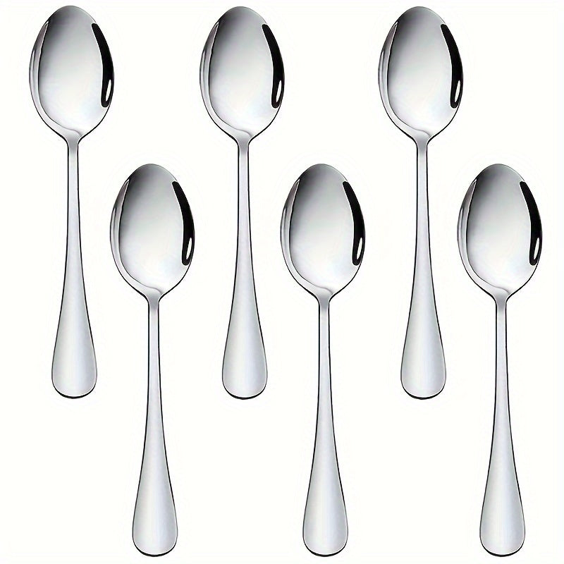 Stainless Steel Dinner Spoons Set 6/12 Pieces Dishwasher Safe