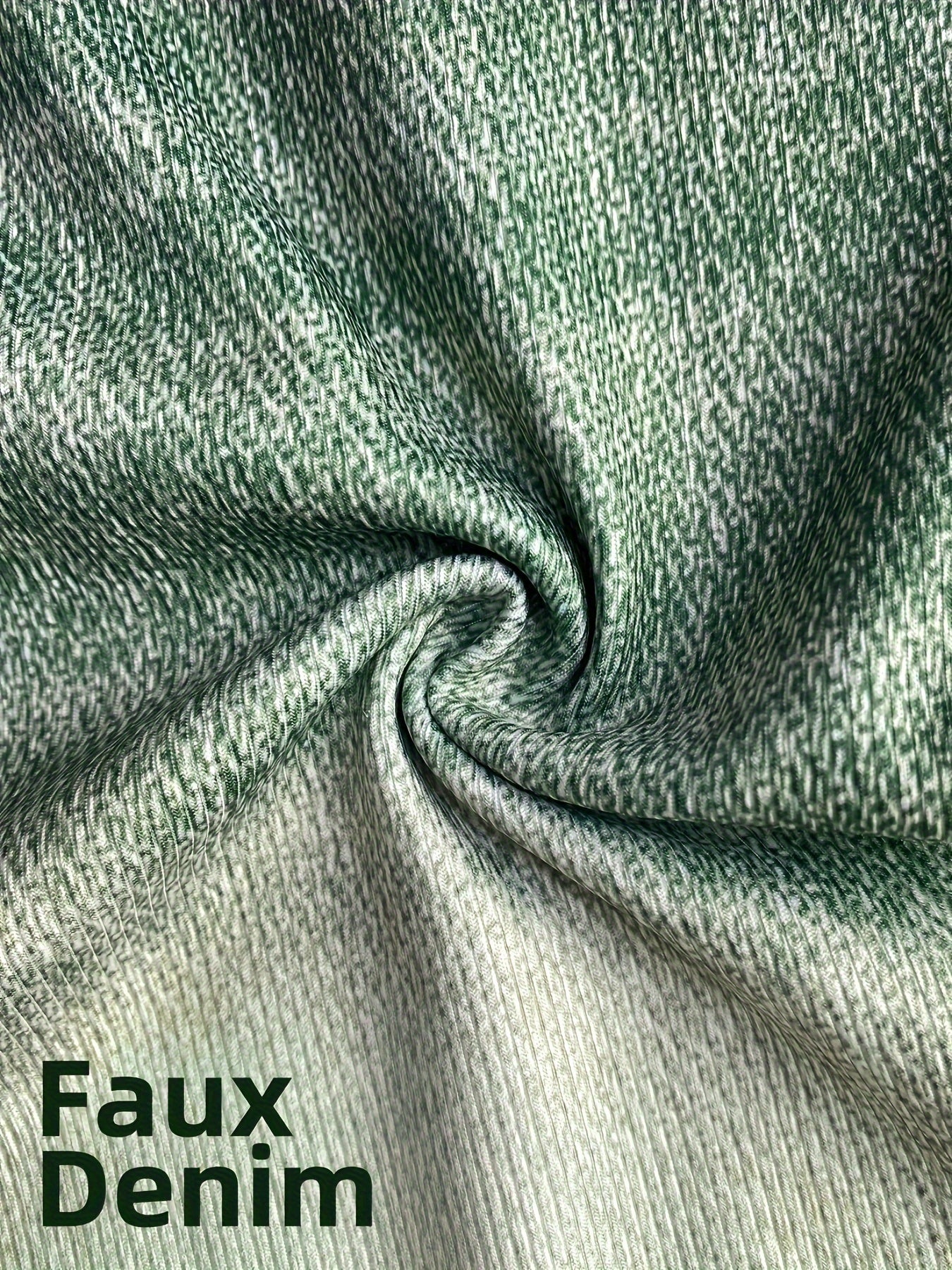 Plus Size Faux Denim Floral Print Flared Leg Pants High Waist Summer Womens