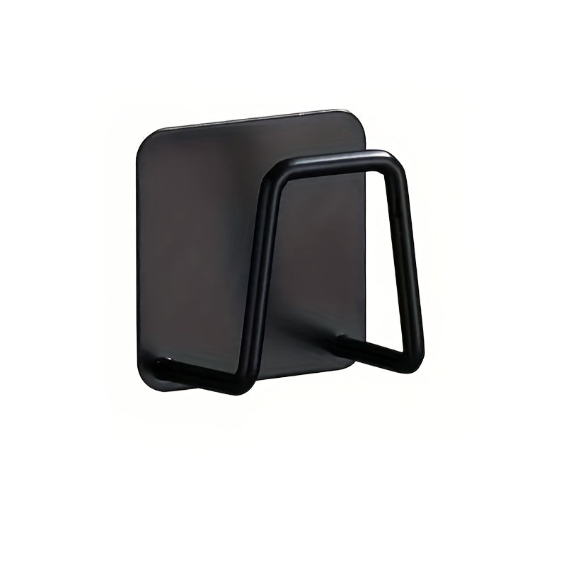 Juego de estantes para ollas de acero inoxidable de montaje en pared con escurridor para fregadero, soporte para esponjas y ganchos para almacenamiento en cocina y baño