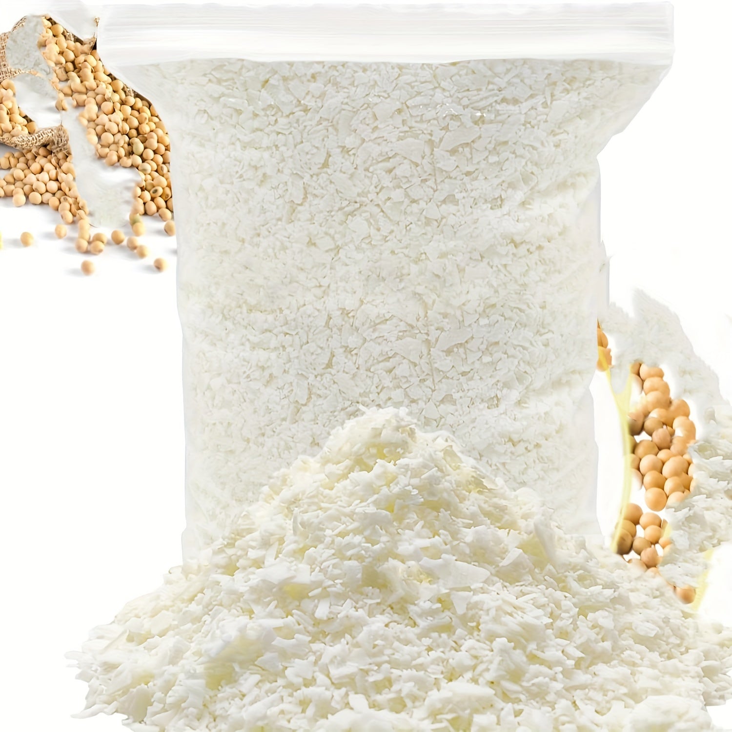 Soy and Beeswax Candle Making Pellets for DIY Wax Molding No Power Needed