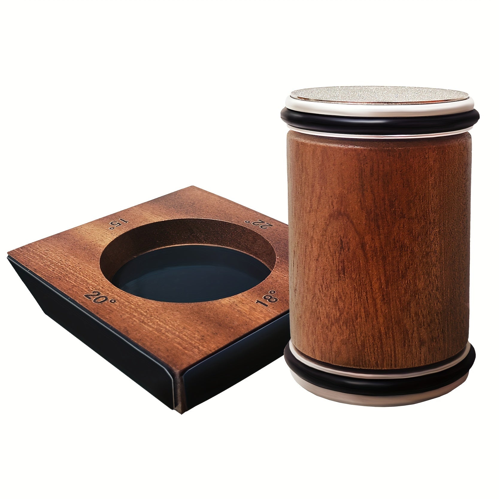 Ceramic Knife Sharpener Kit with Adjustable Angles, Manual, Household Use