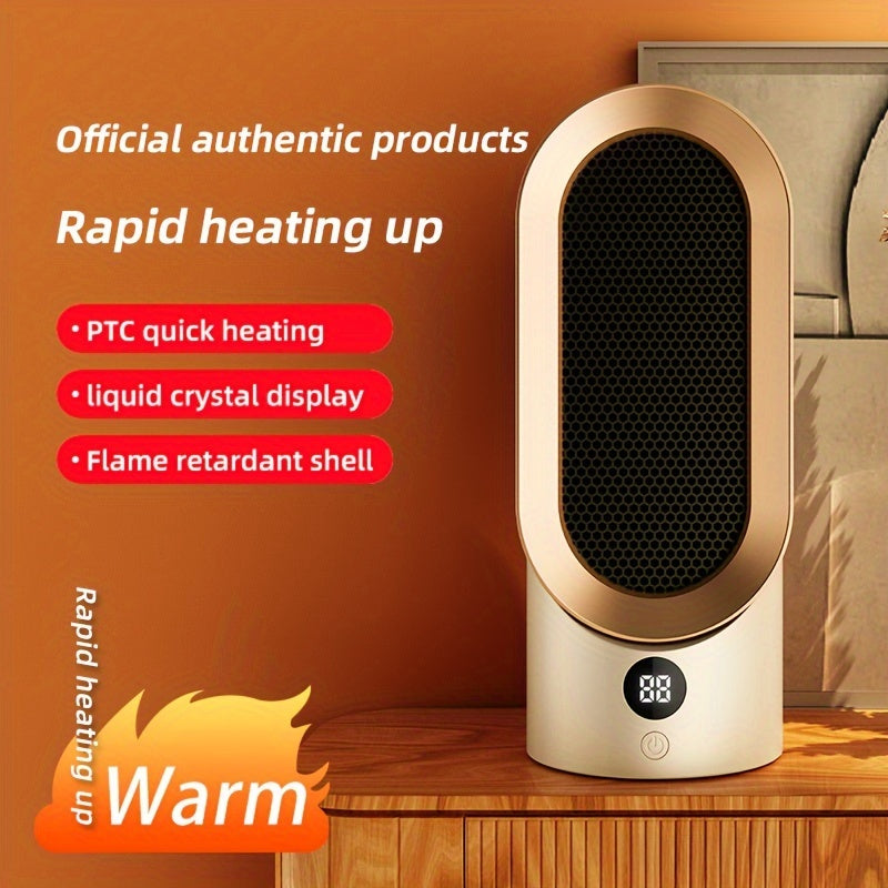 Electric Space Heater Ceramic PTC 800W Overheat Protection Low Noise