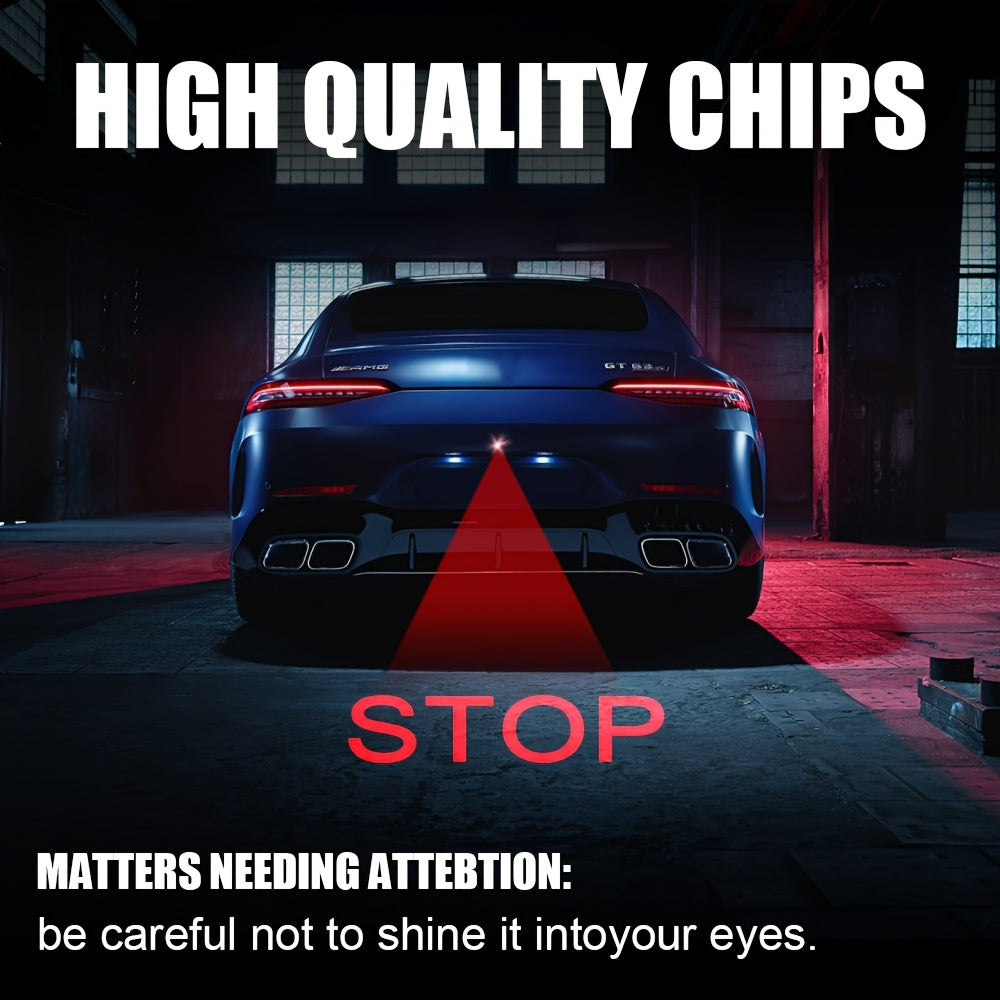 GCYS LED Neon Skull xavfsizlik chirog'i avtomobillar va mototsikllar uchun - mustahkam joylashadi, to'qnashuvlardan ogohlantiradi, 12-24V uchun simli, bezak chirog'ini proyeksiya qiladi.