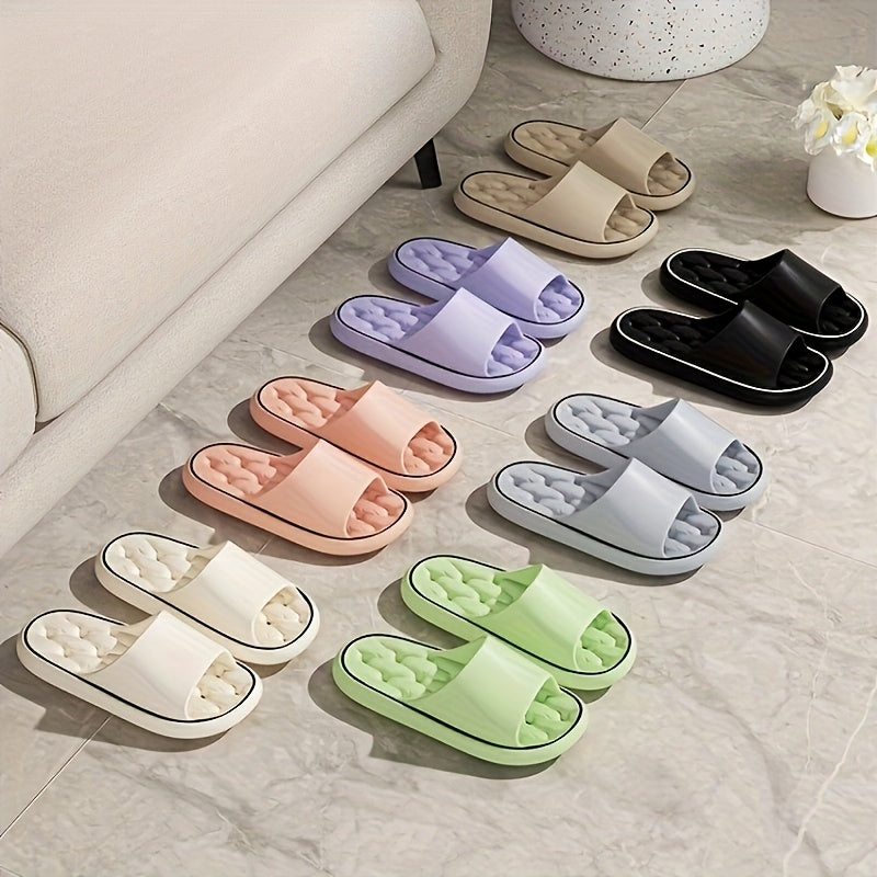 Uniseks EVA shippalari, sirg‘almas minimal chiziqlar bilan, uy va plyaj uchun poyabzal