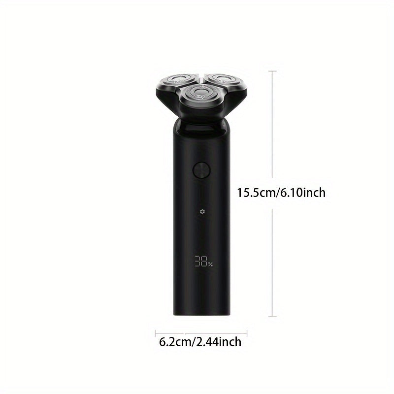 Electric Shaver for Men Wet Dry Triple Blade Trimmer Rechargeable Lithium Battery