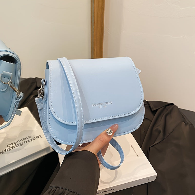 Мини-сумка-почтовик с регулируемым ремнем и квадратным отверстием