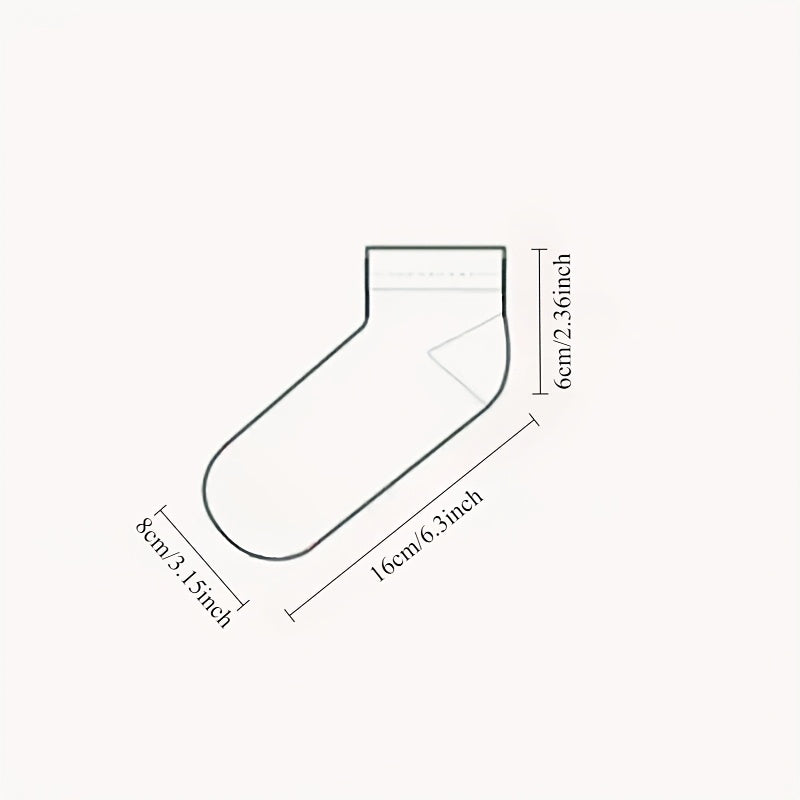 Calcetines cortos para mujer, 5 pares, oso de dibujos animados, café, poliéster transpirable