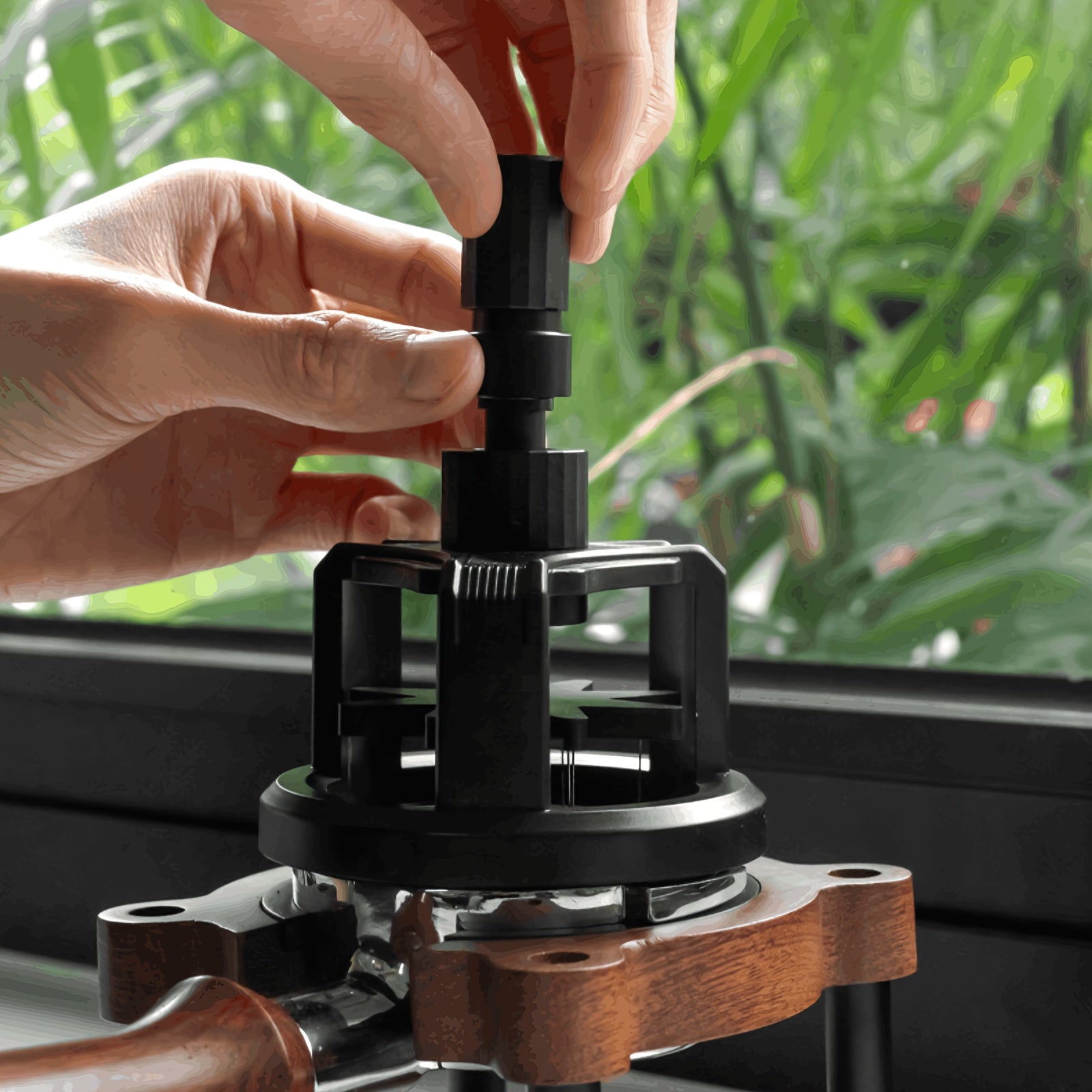 58mm Coffee Distributor Needle and 54mm Stirrer for Baristas, Adjustable, Easy to Use