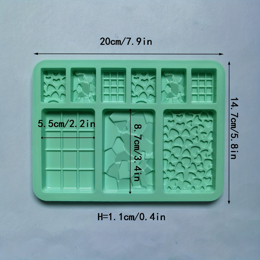 Silicone Candy and Chocolate Mold BPA-Free for DIY Ice Cubes Cakes and Kitchen