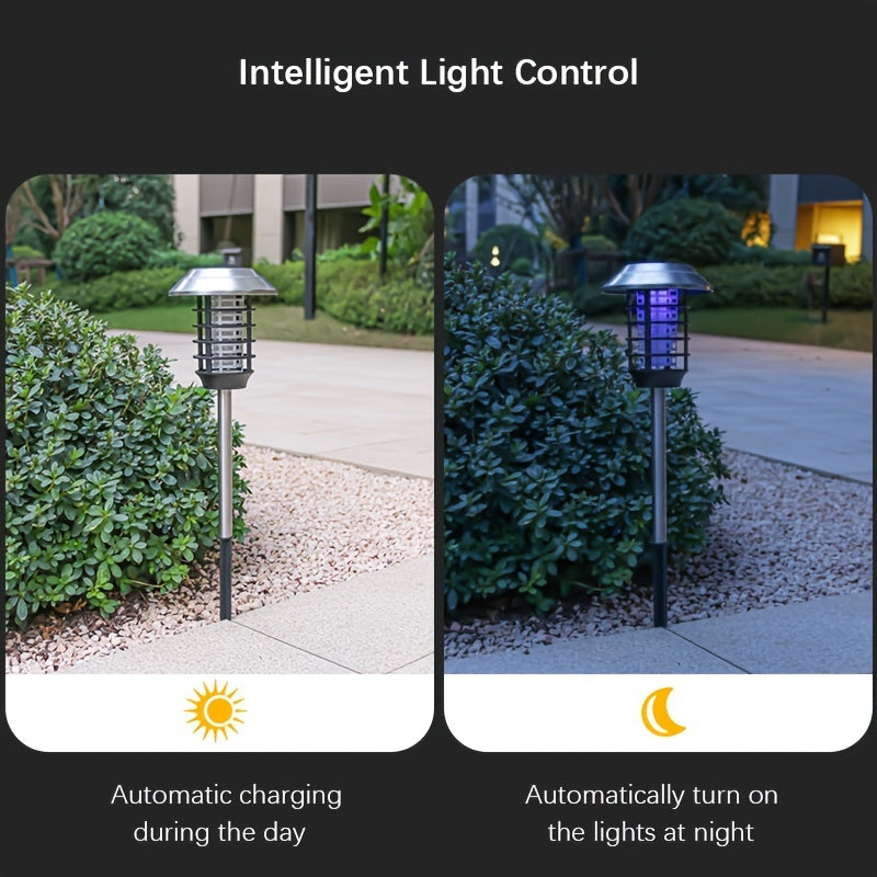 Quyoshli Zararkunanda O'chirgichlar uchun UV LED chirog'i bilan quyosh energiyali zararkunanda o'ldiruvchi, bog' hovli, orqa hovli uchun