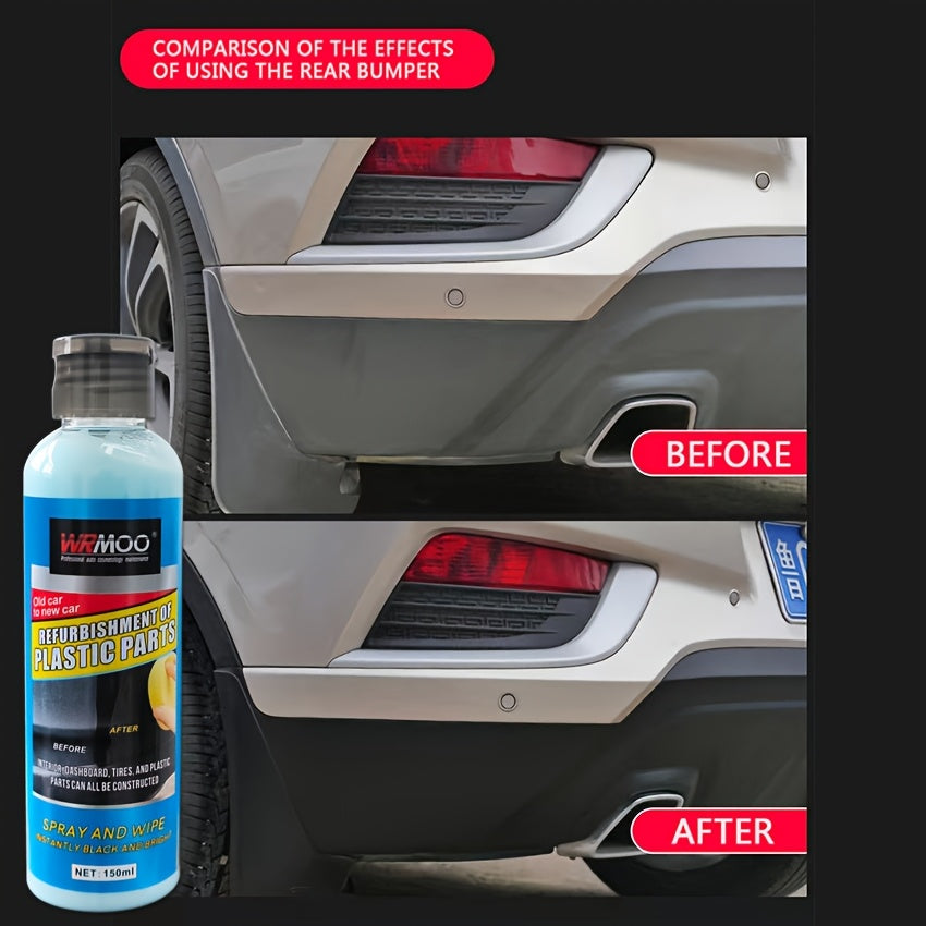 150g Car Plastic Restoration Paste for Bumpers and Trim White