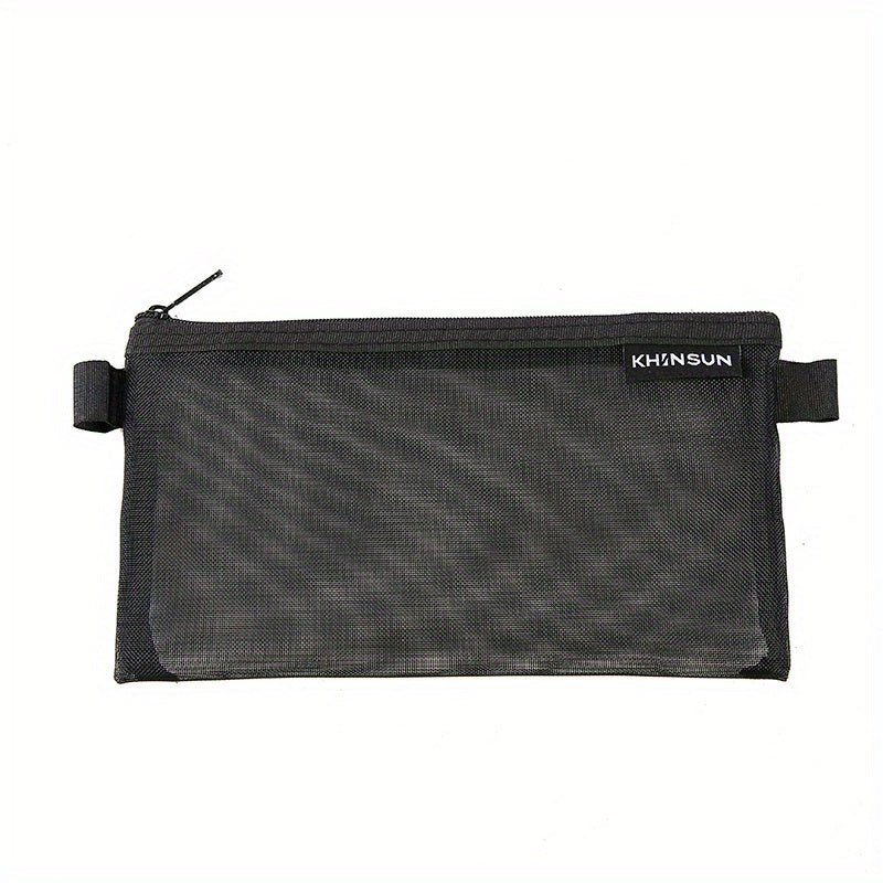 Mesh Mesh Pencil Case Storage Bag with Mesh Material for School Supplies