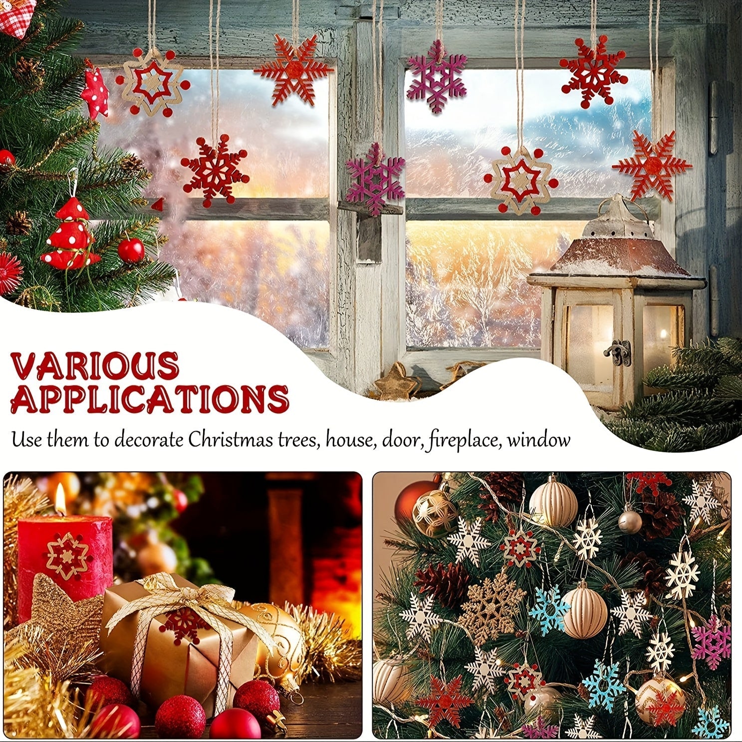 10 ta tugallanmagan yog'och qorniq ornamentlari to'plami DIY Rojdestvo daraxti bezaklari uchun, ip bilan bo'sh dizayn, oila bilan qiziqarli hunar uchun mukammal, 14 yosh va undan katta yoshdagilar uchun tavsiya etiladi, bayram mavsumi uchun ideal.