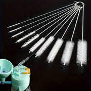 Set of 10 Reusable Cleaning Brushes for Tumblers Bottles and Cups