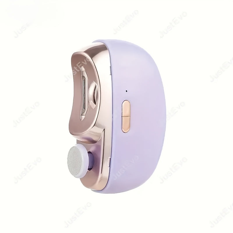 Electric Nail Clipper and Tool with Smart Technology, Rechargeable, Portable, with Polishing and Grinding Functions