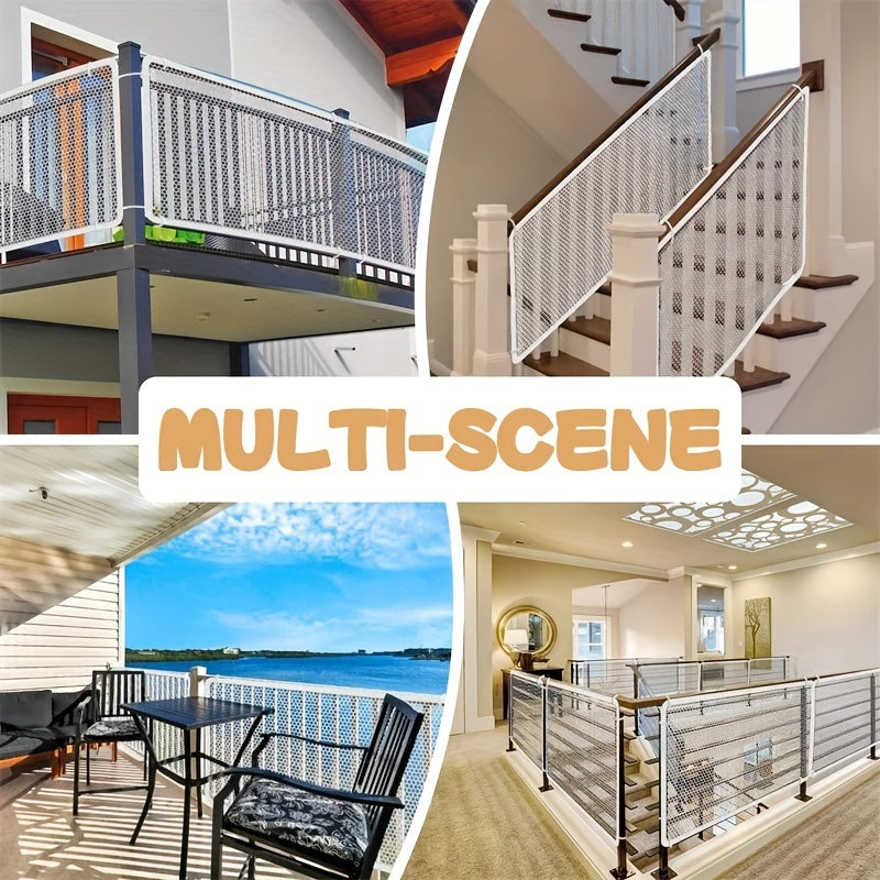 Multi-Purpose Safety Net for Stair Balcony Guard Fine Mesh Protection