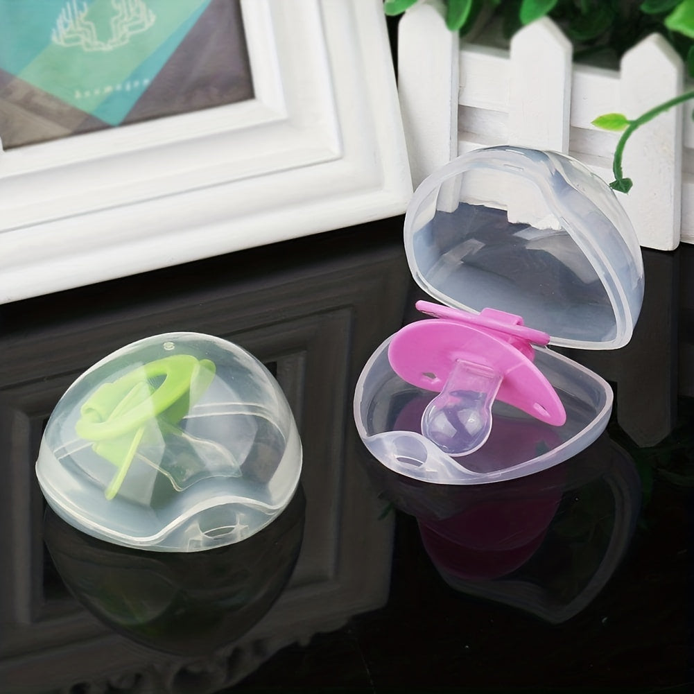 Transparent Pacifier Holders for Halloween Christmas Thanksgiving Easter Baby Gift Box
