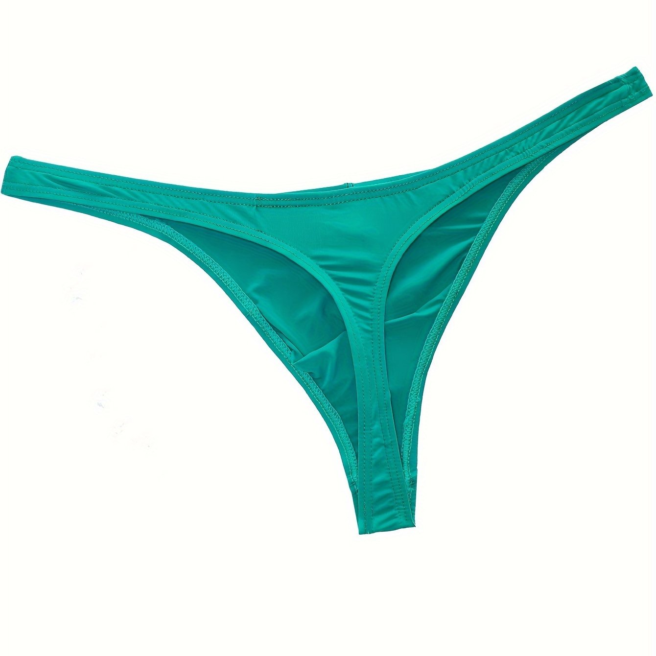 Men's Ultra-Thin Low Waist Ice Silk Underwear for Summer Sports and Casual