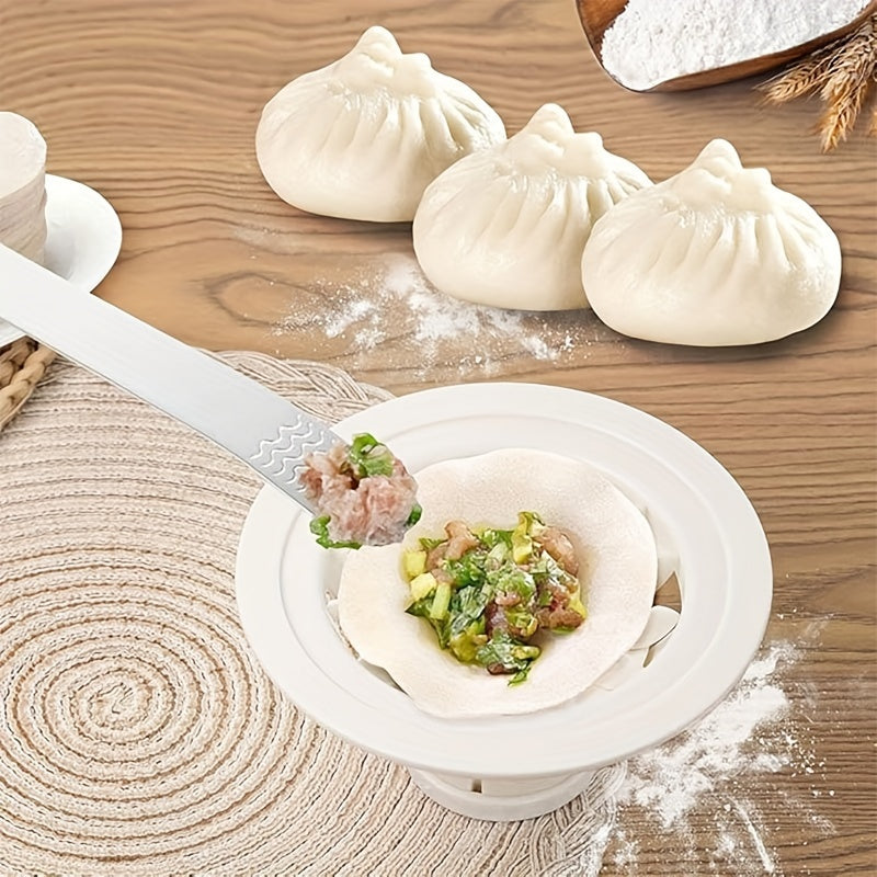 Flower Shaped Dumpling Maker Plastic Pastry Pie Mold for Homemade Buns and Dumplings