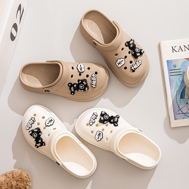 Женские летние обувь из EVA с толстой подошвой, двусторонняя, повседневная, комфортная