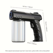 Handheld Nano Mist Spray Gun with Large Fog Output Rechargeable USB Ergonomic Handle
