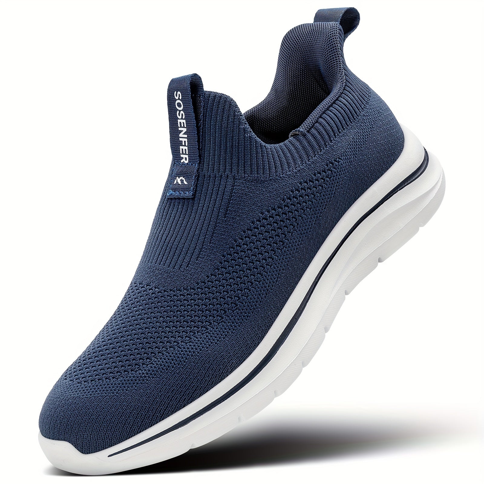 "Erkaklar uchun vintage uslubidagi kundalik kiyish uchun mo'ljallangan ventilyatsiyali dizayndagi sport krossovkalari, nafas oladigan mato ustki qismi, MD tagligi va dumaloq barmoq bilan."