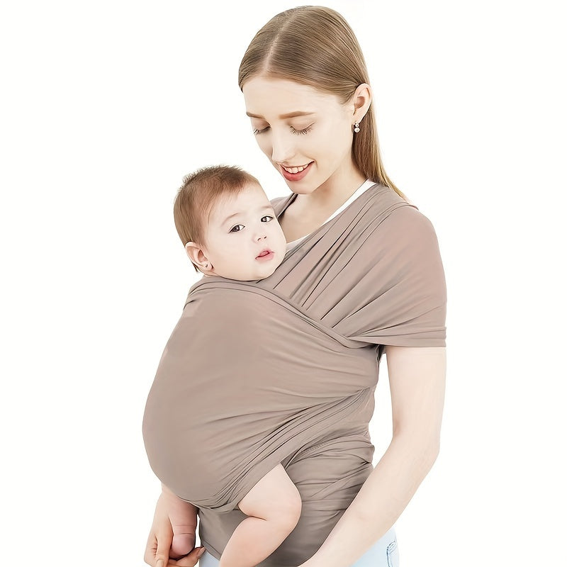 Baby Carrier Stretchy Baby Sling Wrap for Newborns and Toddlers, Plain Color