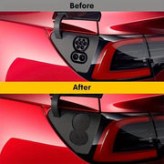 Черный силиконовый защитный чехол для порта зарядки Tesla, водонепроницаемая защита