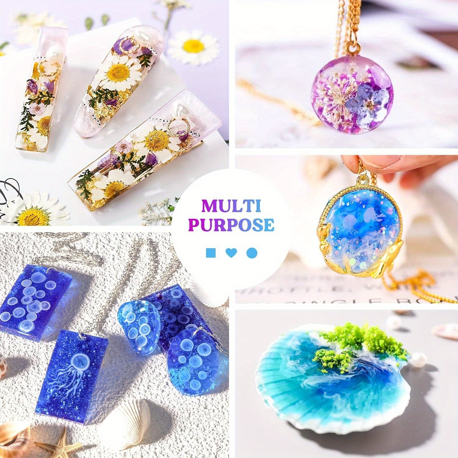 Low Viscosity UV Resin Kit for Jewelry and Crafts 100g-500g Super Transparent Finish