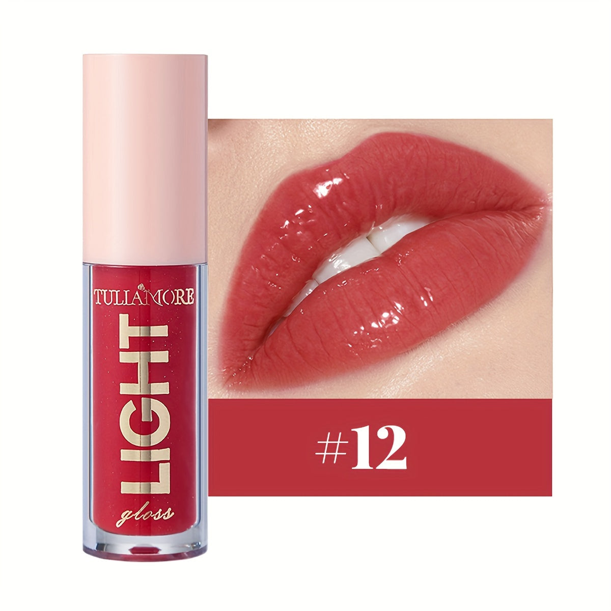 12-Color Lip Oil for Daily Moisturizing and Hydrating with Mirror Shine Finish