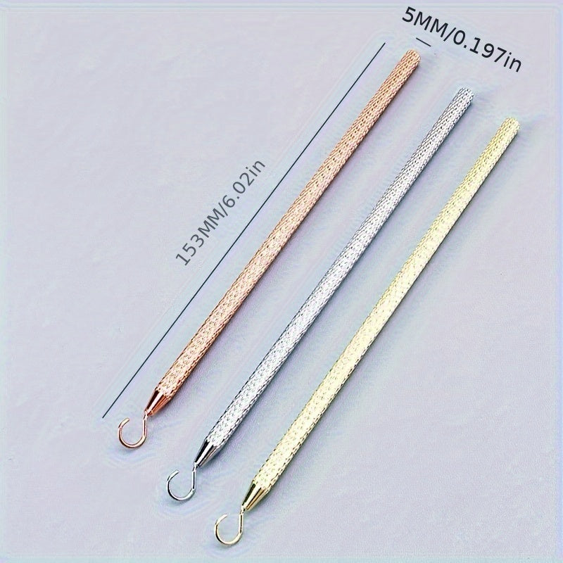 Unisex Gold Jewelry Tool for Quick Bracelet Wearing and Self-Service