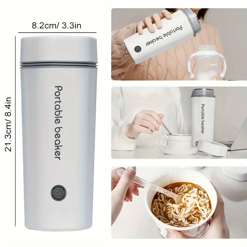 Sleek Portable Travel Mug Stainless Steel 5-Minute Boiling Hot Water Tea Coffee Water