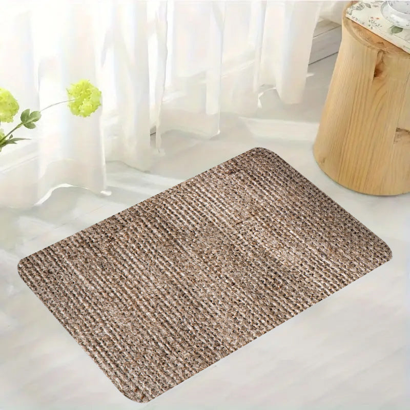 Durable Non-Slip Polyester Door Mat Entryway Rug 1.1cm Thick Wear-Resistant