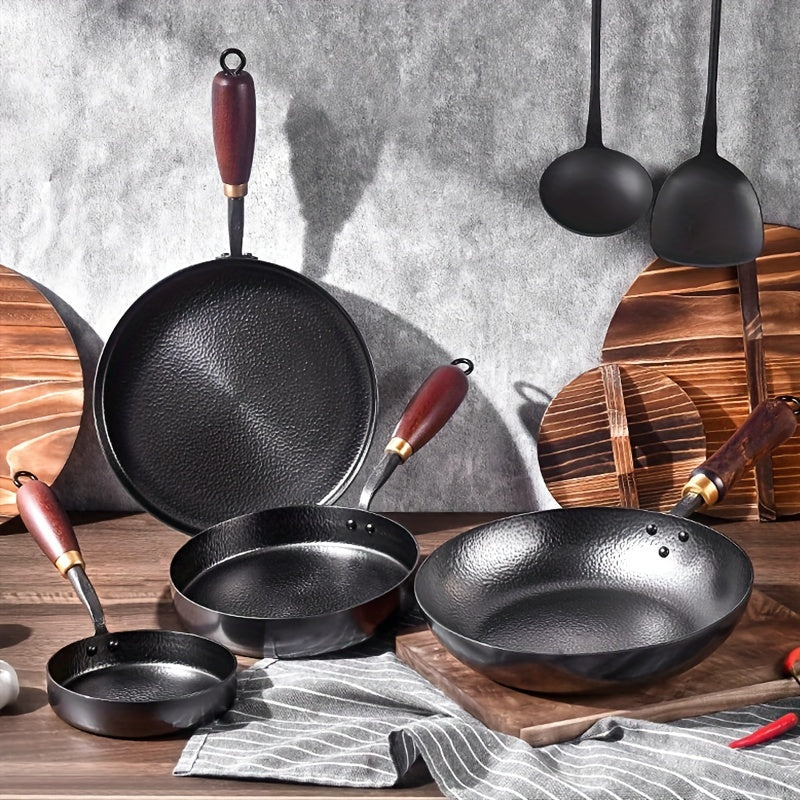 Cast Iron Skillet with Cover Non-Stick Surface for Pancakes and Steaks